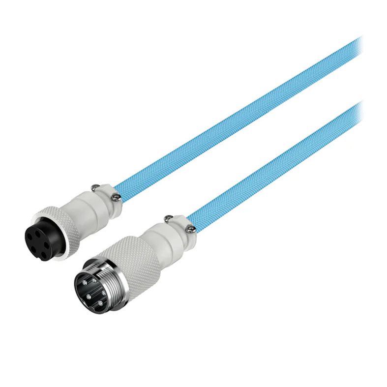 Cabo Para Teclado HyperX, Com Conector Aviator, USB-C Para USB-A, 1.37m, Azul, 6J680AA
