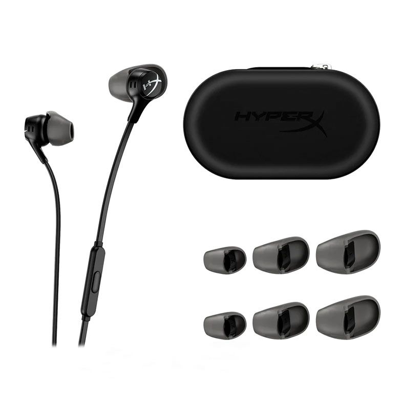 Fone de Ouvido Gamer HyperX Cloud Earbuds II, Preto, 70N24AA