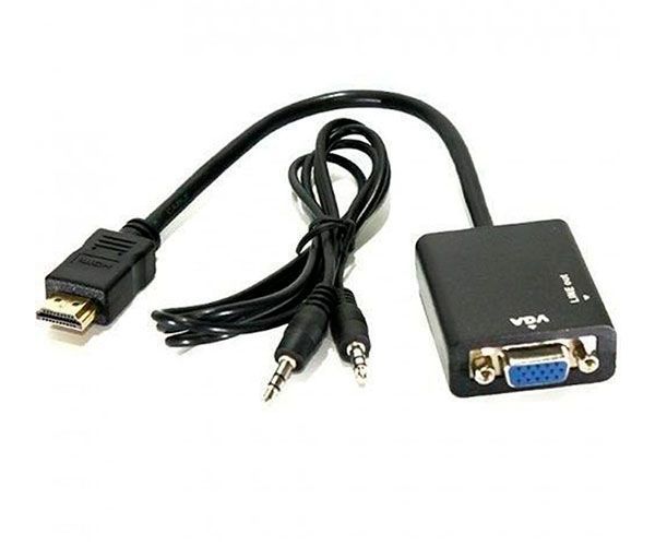 Cabo Adaptador MD9 HDMI Para VGA Com Audio, 7108