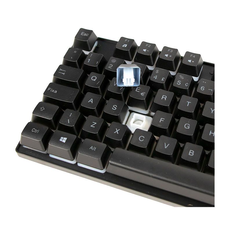 Teclado Gamer Fortrek Blackfire New, Rainbow, ABNT2, Preto, 75857