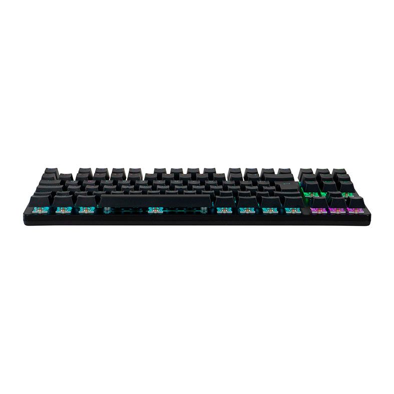 Teclado Mecanico Fortrek Black Hawk Compacto, Rainbow, ABNT2, Switch Brown, Preto, 75939