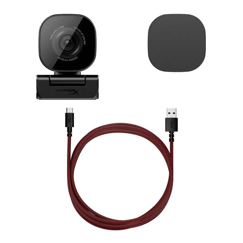 Webcam HyperX Vision S, 4K, 30FPS, USB, Preto, 75X30AA