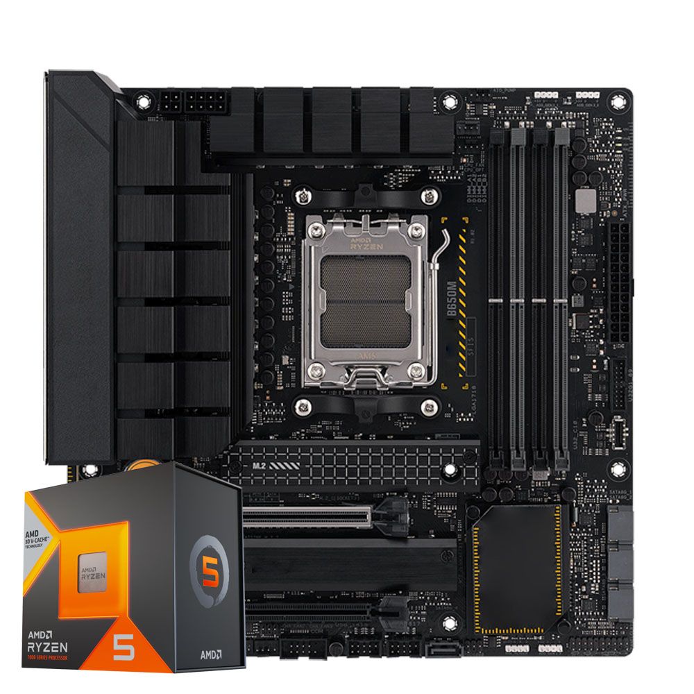 Pichau Kit upgrade, AMD Ryzen 5 7600X3D, B650M TUF DDR5