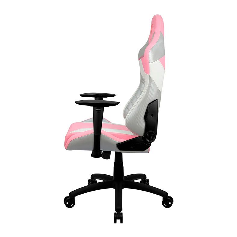 Cadeira Gamer ThunderX3 TC3 Sakura White, Rosa e Branca, 78322