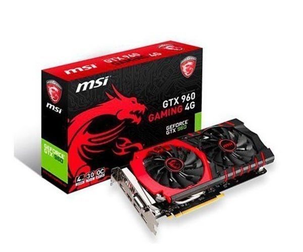 PLACA DE VIDEO MSI Geforce GTX 960 GAMING 4GB GDDR5 128bit  , MSI GTX 960 GAMING 4GB - BOX