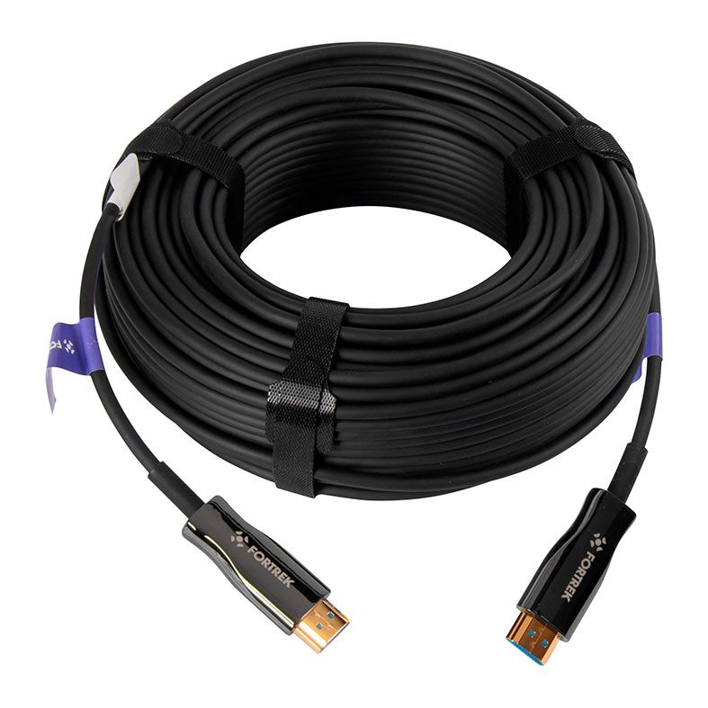Cabo HDMI 2.0 Fortrek FK 784C, 4K, 60Hz, 40m, Preto, 80459