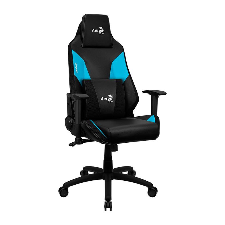 Cadeira Gamer Aerocool Admiral Ice Blue, Preto e Azul, 80535