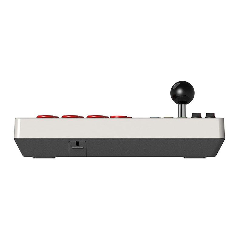 Controle 8BitDo Arcade Stick, Bluetooth, PC/Nintendo Switch, Branco, 80FE