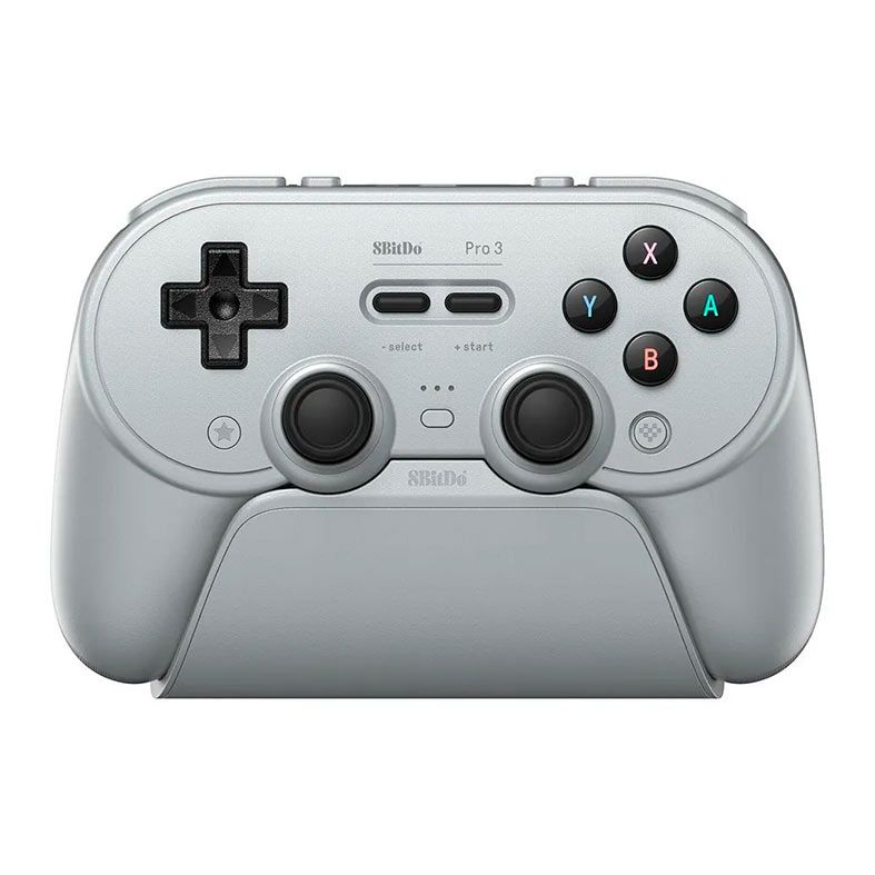 Controle 8BitDo Pro 3, Bluetooth, Cinza, 80GQ01