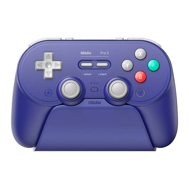 Controle 8BitDo Pro 3, Bluetooth, Roxo, 80GQ03