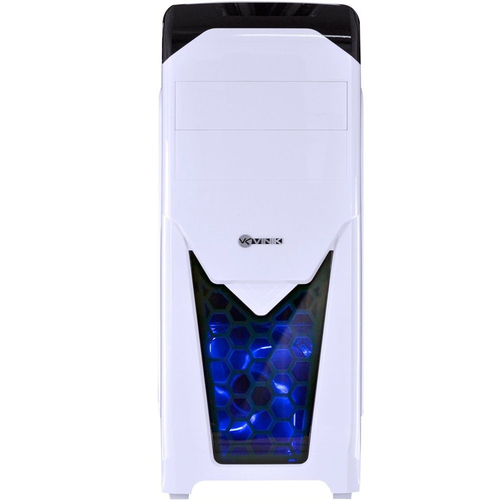 Gabinete Vinik VX Gaming Twister V2 Branco LED Azul, 25347