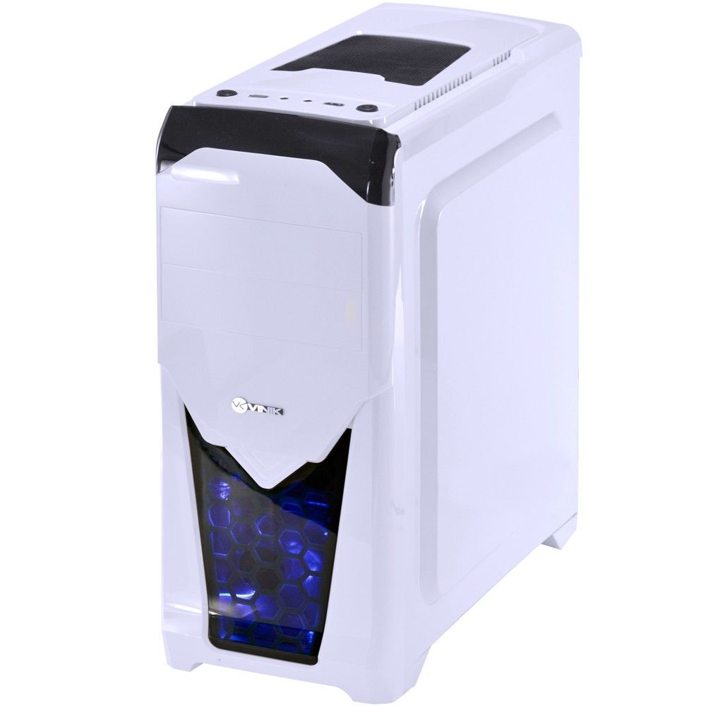 Gabinete Vinik VX Gaming Twister V2 Branco LED Azul, 25347
