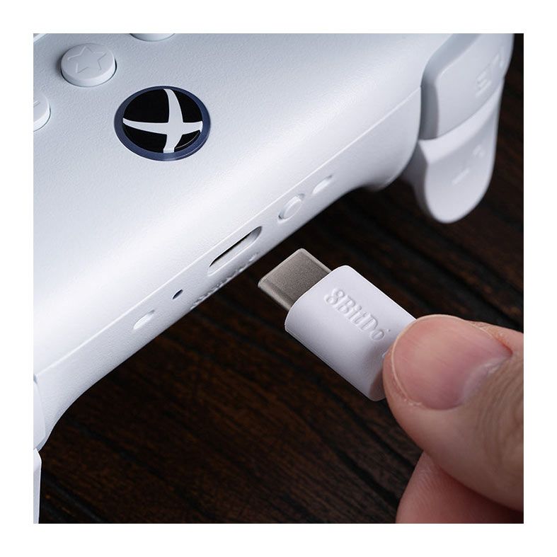 Controle 8BitDo Ultimate3-Mode, Bluetooth, Para Xbox, Branco, 81HB01D