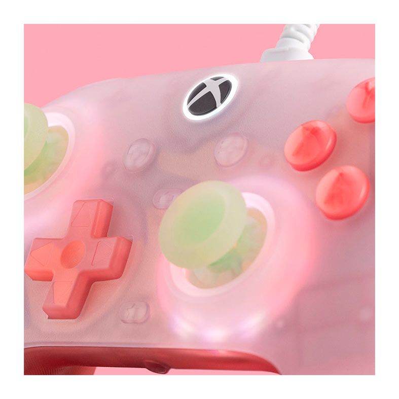 Controle 8BitDo Ultimate Mini, RGB, Para Xbox, Translucent Pink, 82CC02D
