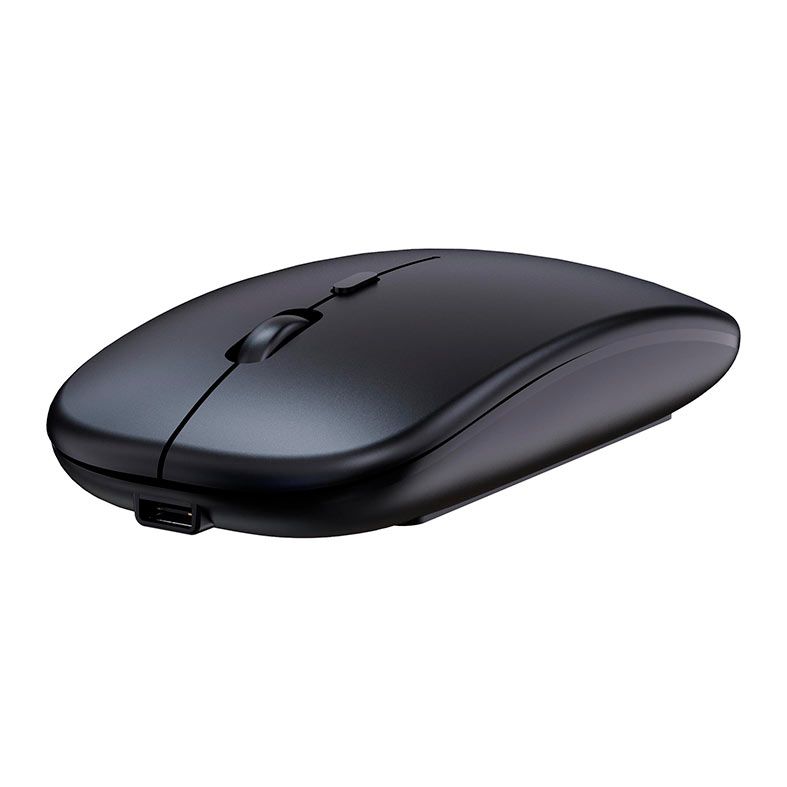 Mouse Slim Fortrek MS14, 1600DPI, 4 Botoes, Wireless, Preto, 85746
