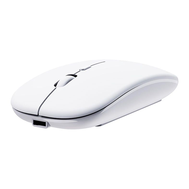 Mouse Slim Fortrek MS14, 1600DPI, 4 Botoes, Wireless, Branco, 85747