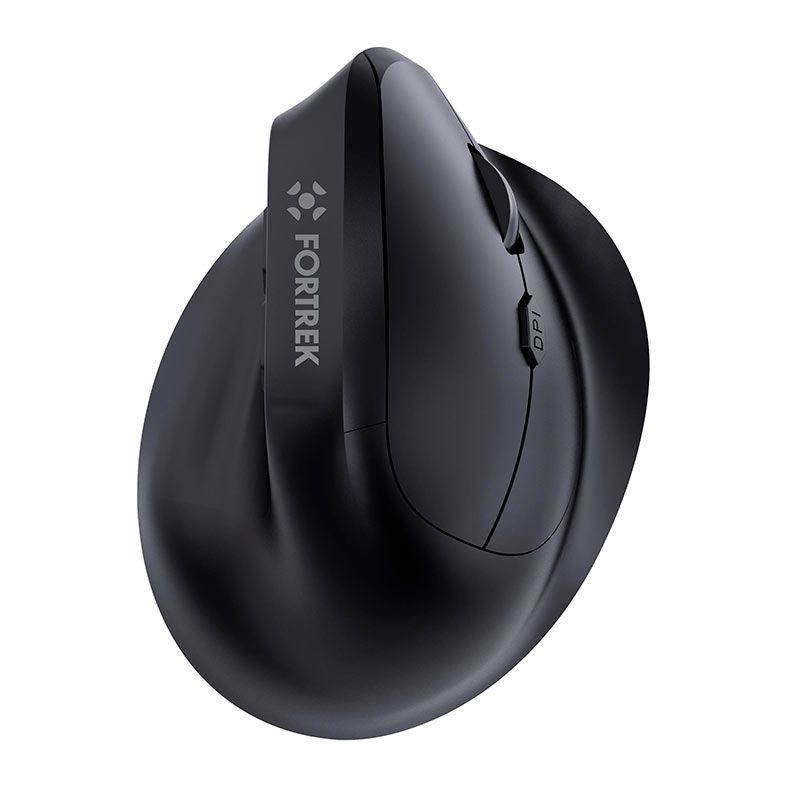 Mouse Ergonomico Fortrek MERG15, 1600PI, 6 Botoes, Wireless, Preto, 85748