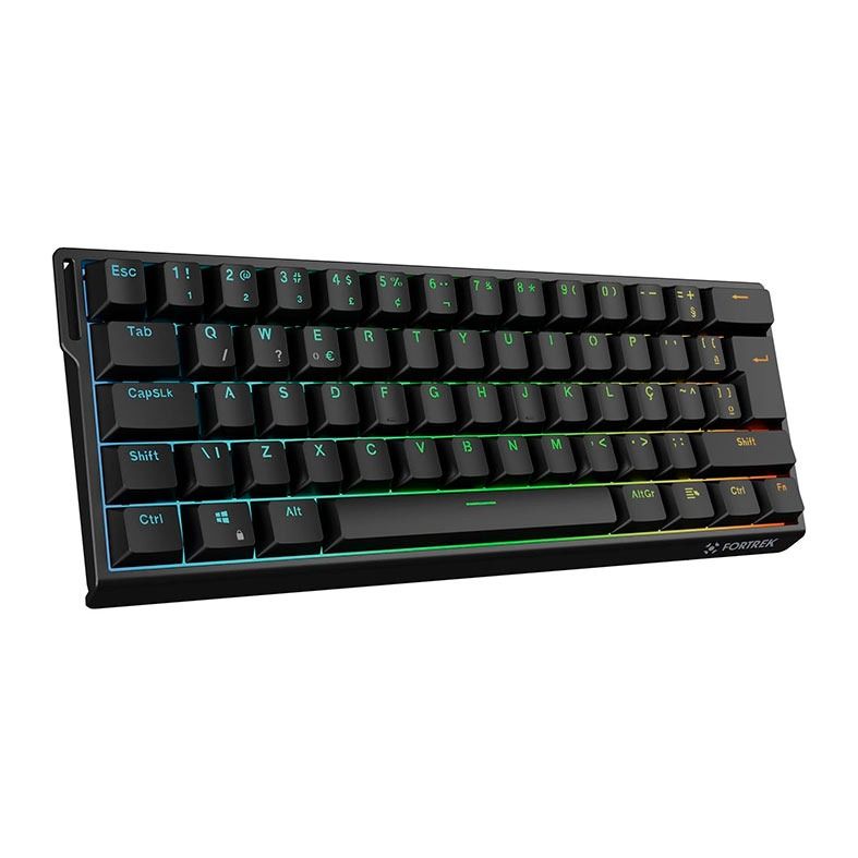 Teclado Magnetico Gamer Fortrek Ora Pro, RGB, USB, Switches Magneticos LEOBOG, Preto, 86958