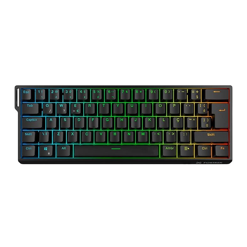 Teclado Magnetico Gamer Fortrek Ora Pro, RGB, USB, Switches Magneticos LEOBOG, Preto, 86958