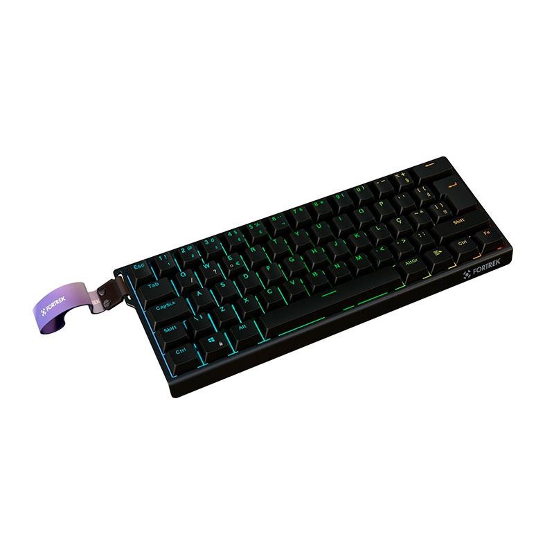 Teclado Magnetico Gamer Fortrek Ora Pro, RGB, USB, Switches Magneticos LEOBOG, Preto, 86958