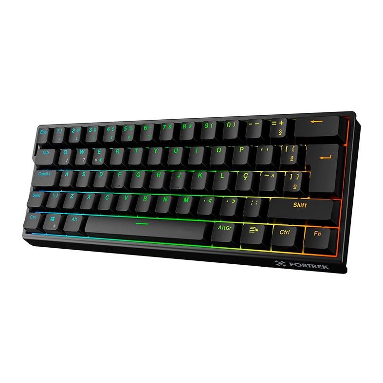 Teclado Magnetico Gamer Fortrek Ora Pro, RGB, USB, Switches Magneticos LEOBOG, Preto, 86958