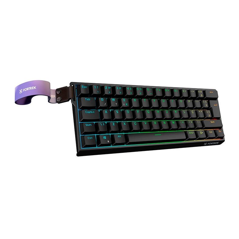 Teclado Magnetico Gamer Fortrek Ora Pro, RGB, USB, Switches Magneticos LEOBOG, Preto, 86958