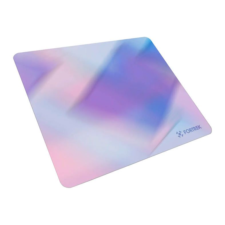Mousepad Gamer Fortrek Quickglass Pro, Com infusao De Vidro, 490x420x3mm, Branco, 87723