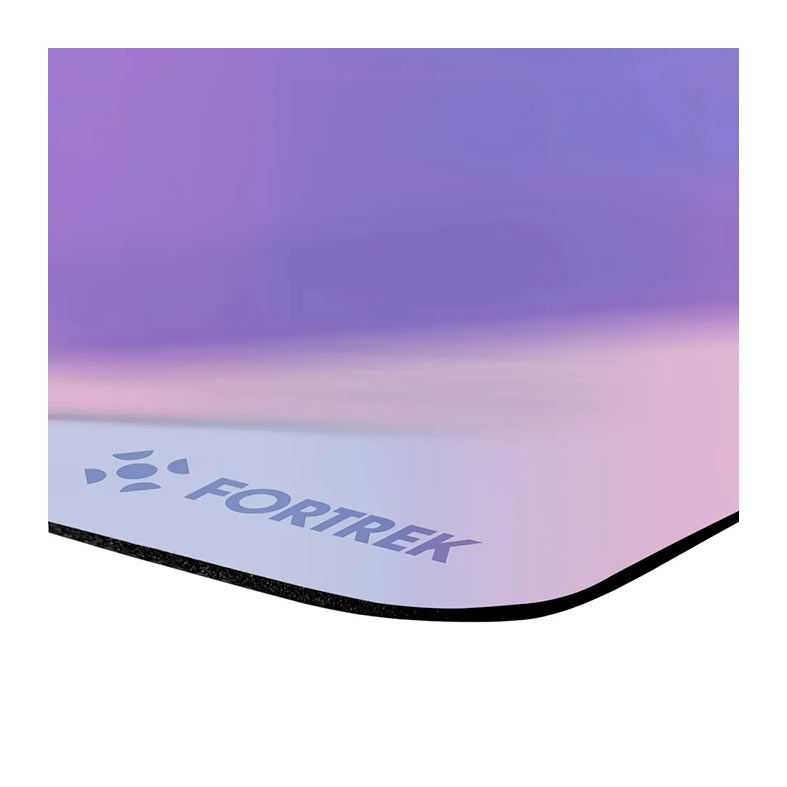 Mousepad Gamer Fortrek Quickglass Pro, Com infusao De Vidro, 490x420x3mm, Branco, 87723