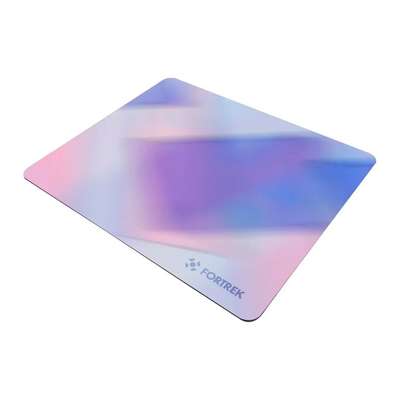 Mousepad Gamer Fortrek Quickglass Pro, Com infusao De Vidro, 490x420x3mm, Branco, 87723