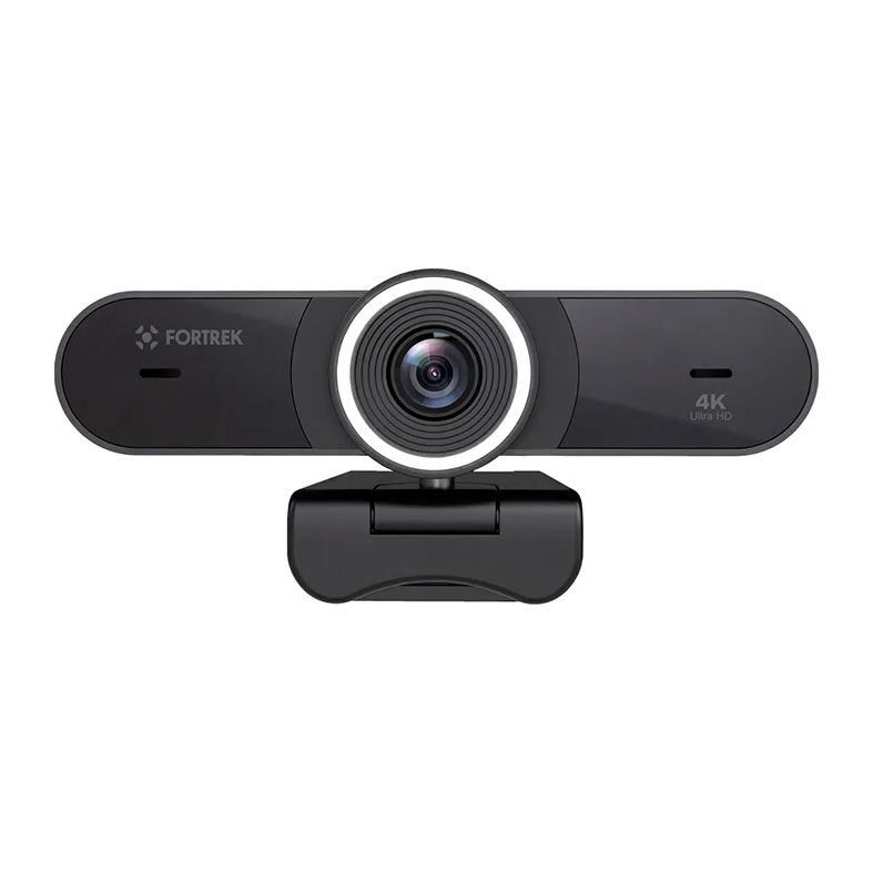 Webcam Fortrek Vision 40, 4K Ultra HD, Com Ring Light, USB-A, Preto 87792
