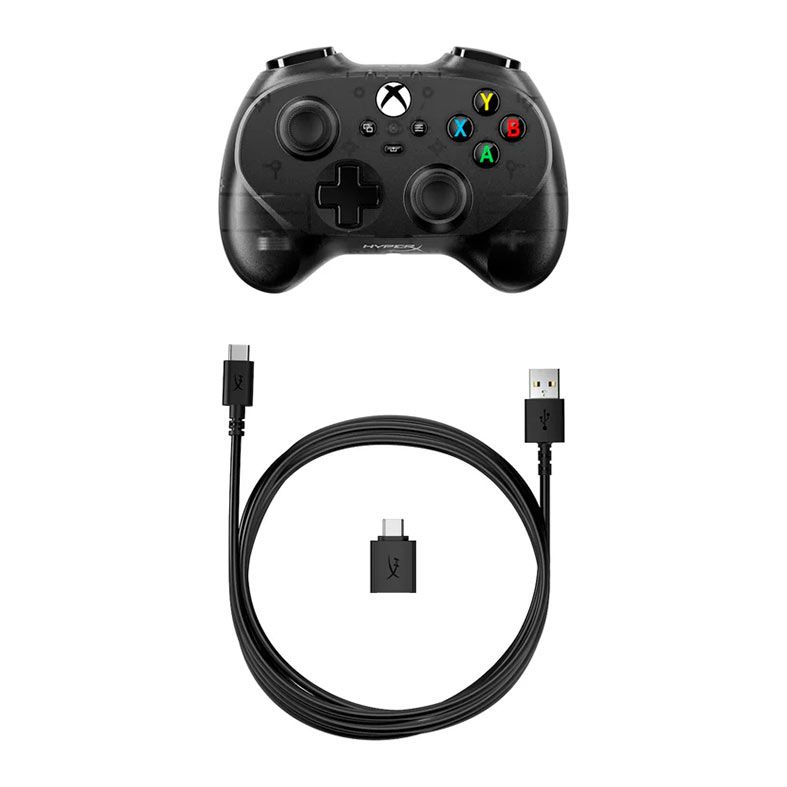 Controle HyperX Clutch Tanto Mini, Xbox Series S/Series X/Xbox One/PC, Preto, 8B1S0AA