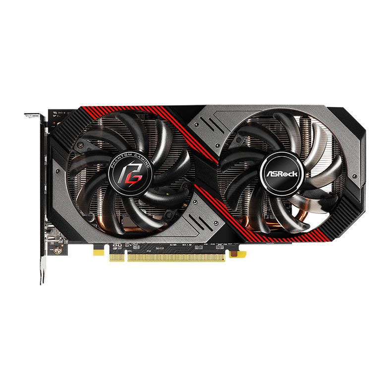Placa de Video ASRock Radeon RX 5500XT 8GB Phantom Gaming D OC 128BIT, 90-GA1NZZ-00UANF