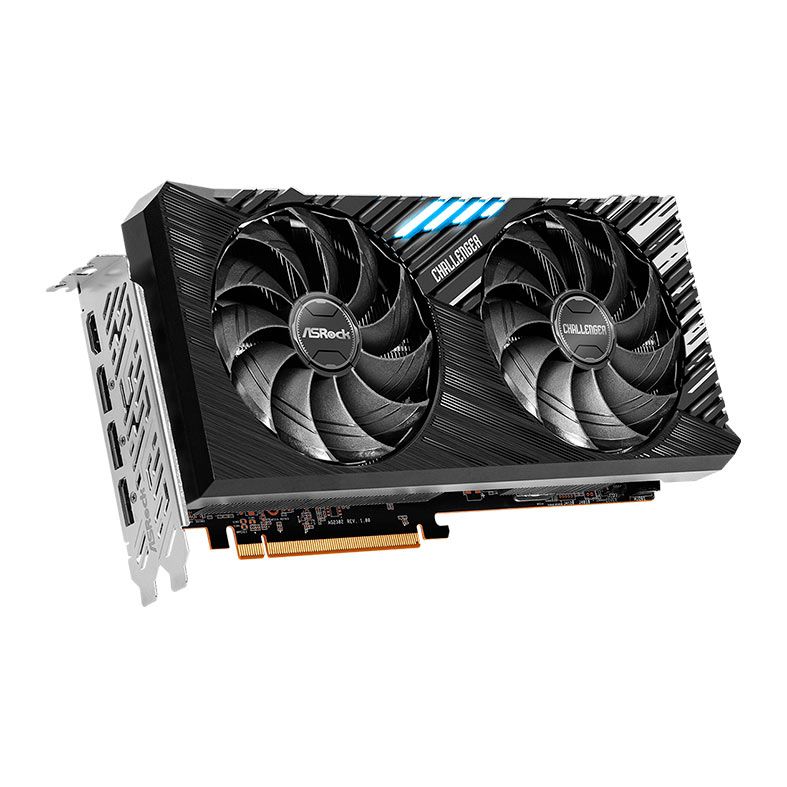 Placa de Video AsRock Radeon RX 7800 XT Challenger OC, 16GB, GDDR6, 256-bit, 90-GA4SZZ-00UANF