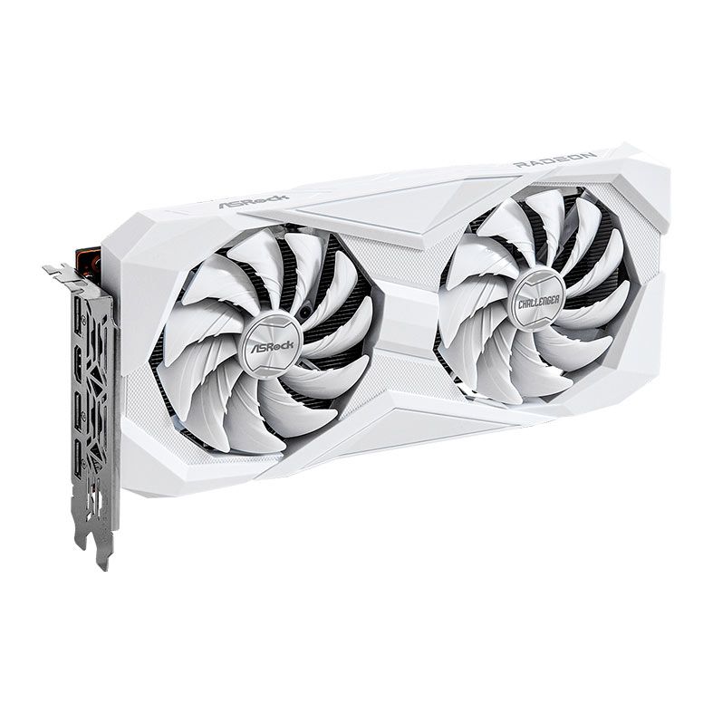 Placa de Video AsRock Radeon RX 6600 Challenger White, 8GB, GDDR6, 128-bit, 90-GA4UZZ-00UANF-NAC