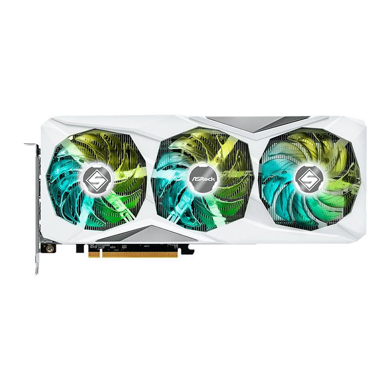 Placa de Video AsRock Radeon RX 7600 XT Steel Legend White OC, 16GB, GDDR6, 128-bit, 90-GA4ZZZ-00UANF