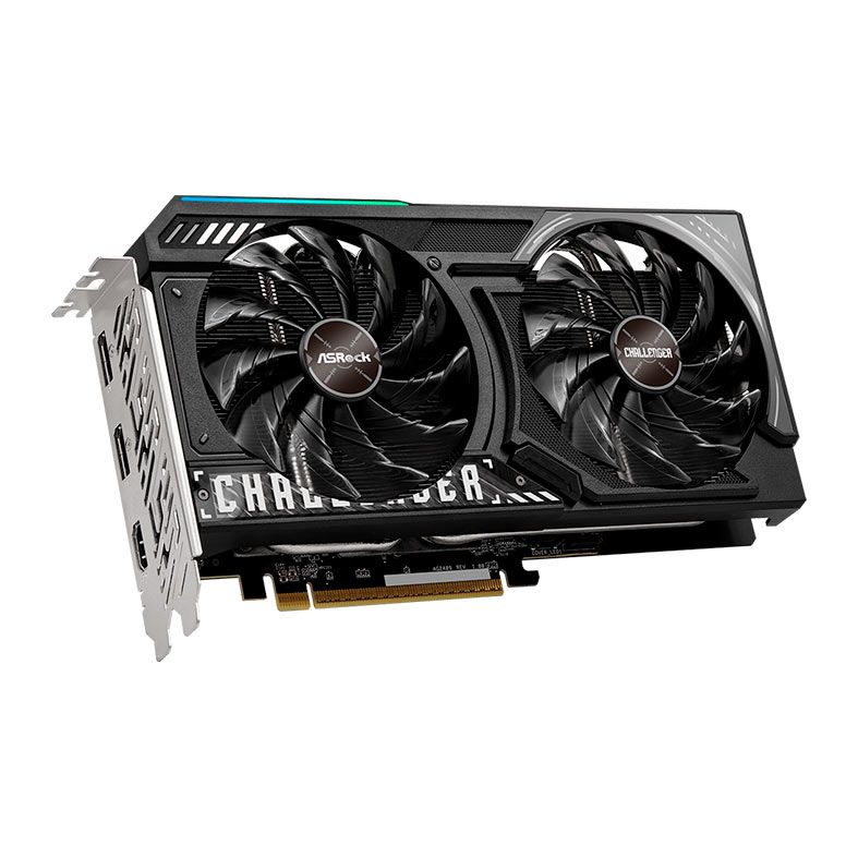 Placa de Video AsRock Radeon RX 9060 XT Challenger OC, 16GB, GDDR6, 128-bit, 90-GA5QZZ-00UANF-NAC
