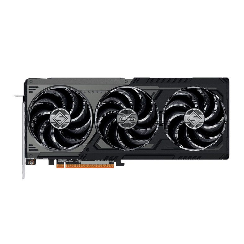 Placa de Video AsRock Radeon RX 9070 XT Steel Legend Dark, 16GB, GDDR6, 256-bit, 90-GA5VZZ-00UANF