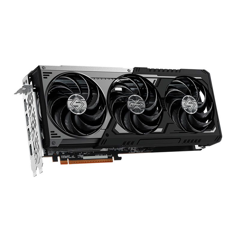 グラフィックボード・グラボ・ビデオカード ASRock Radeon RX 9070XT Steel Legend 16g Placa de Video AsRock Radeon RX 9070 XT Steel Legend Dark, 16GB
