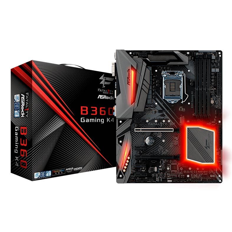 Placa Mae ASRock Fatal1ty B360 Gaming K4 DDR4 Socket LGA1151 Chipset Intel B360