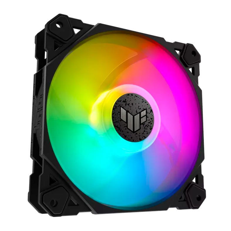 Ventoinha Asus Tuf Gaming TF120, ARGB, 120mm, Preta, 90DA0030-B00000