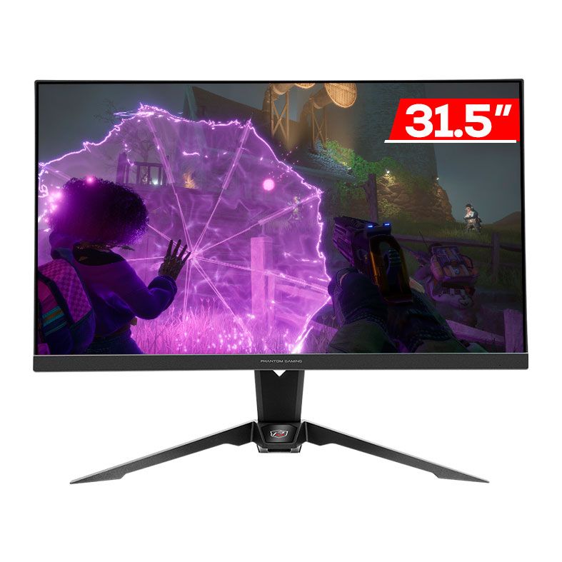 Monitor Gamer Asrock PG32QF2B, 31.5 Pol, VA, QHD, 1ms, 165Hz, FreesSync Premium, HDMI/DP, 90LXA020-A0B2A0V