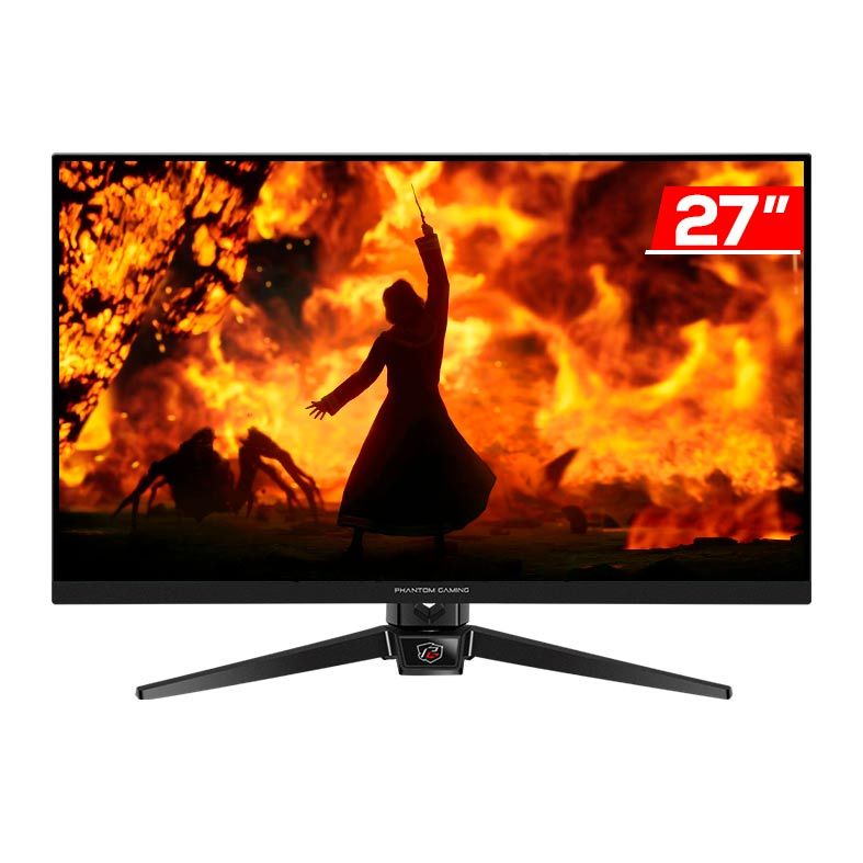 Monitor Gamer AsRock PG27FF1A, 27 Pol, IPS, FHD, 1ms, 165Hz, FreeSync Premium, HDMI/DP, 90LXA050-A0B1A0V