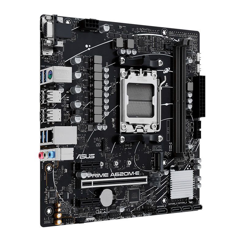Placa Mae Asus Prime A620M-E, DDR5, Socket AMD AM5, M-ATX, Chipset AMD A620, PRIME-A620M-E