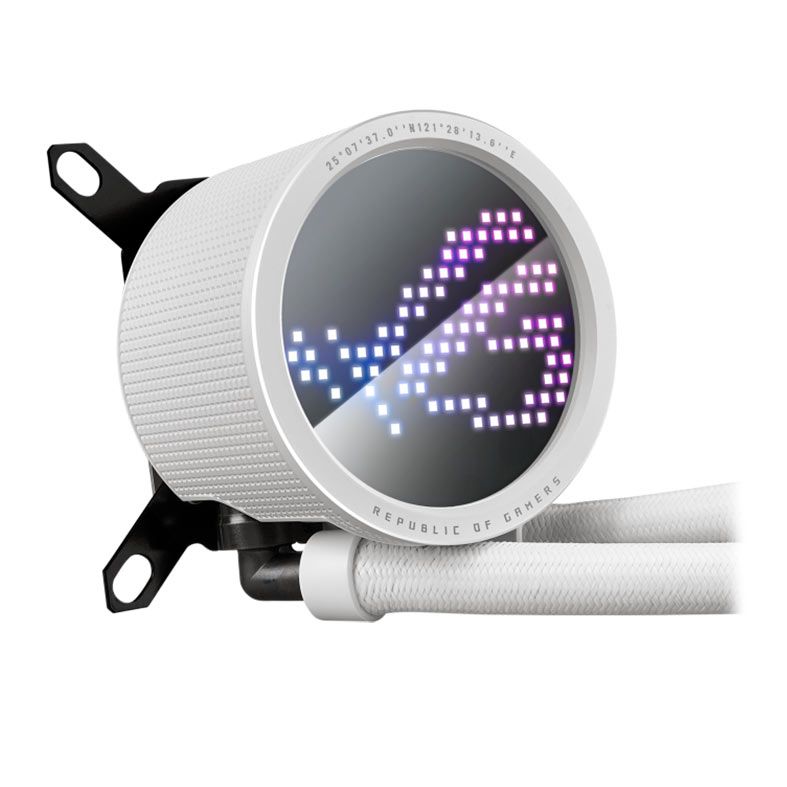 Water Cooler Asus Rog Ryuo III 360, ARGB, 360mm, Branco, 90RC00I2-M0UAY0