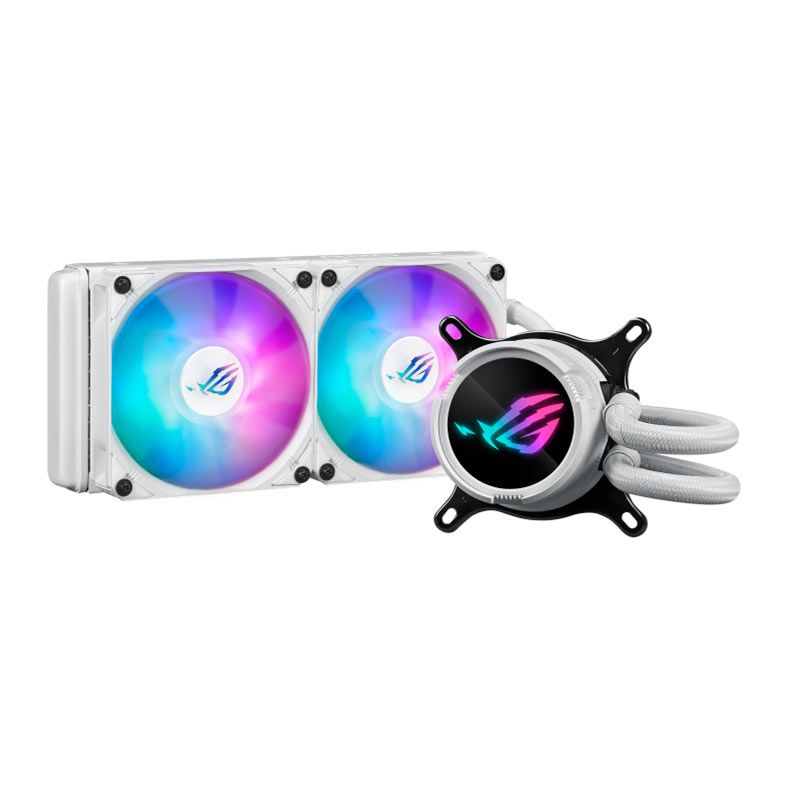 Water Cooler Asus Rog Strix LC III 240, ARGB, 240mm, Branco, 90RC00S2-M0UAY0
