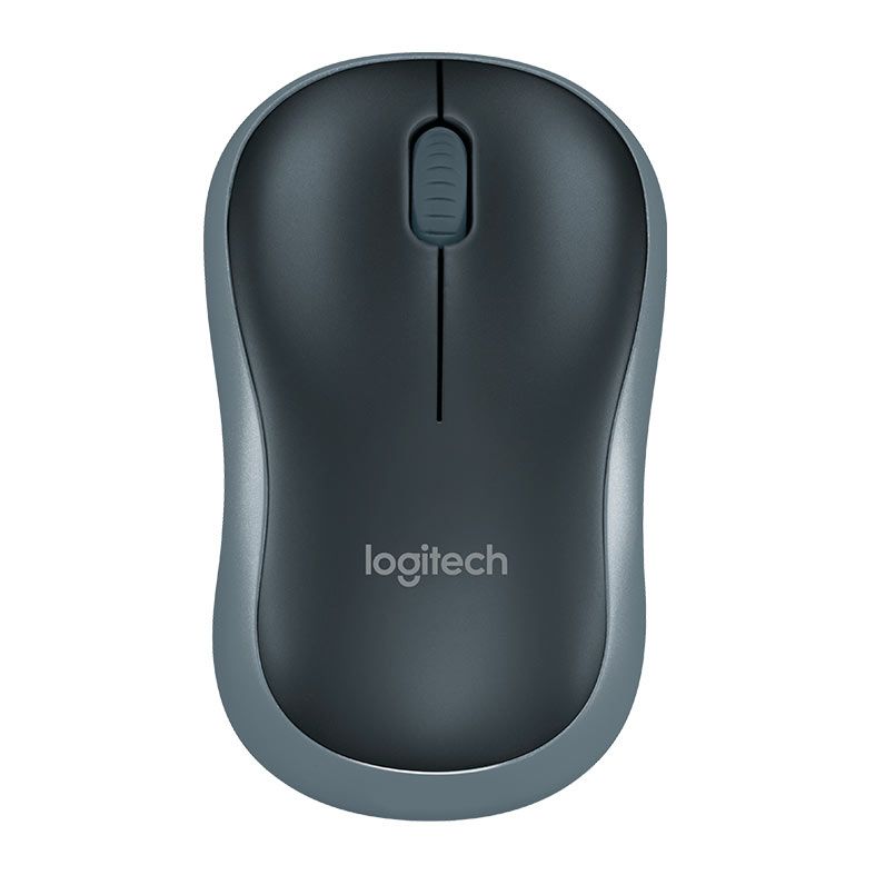 Mini Mouse Logitech M185 USB Wireless Cinza, 910-002225