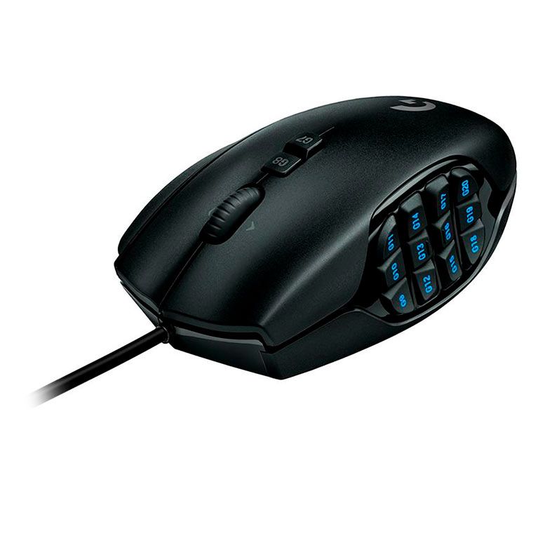 Mouse Gamer Logitech G600 MMO 8200Dpi USB Preto, 910-003879