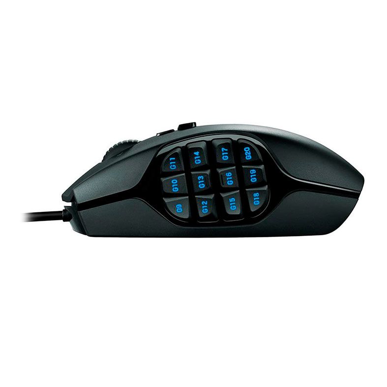 Mouse Gamer Logitech G600 MMO 8200Dpi USB Preto, 910-003879