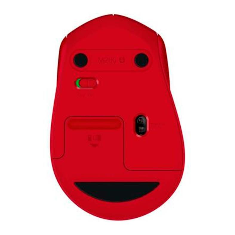 Mouse Logitech M280 USB Wireless 1000Dpi Vermelho, 910-004286