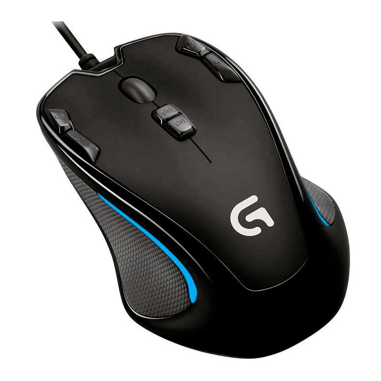 Mouse Gamer Logitech G300S USB 2500Dpi 1ms Preto, 910-004344